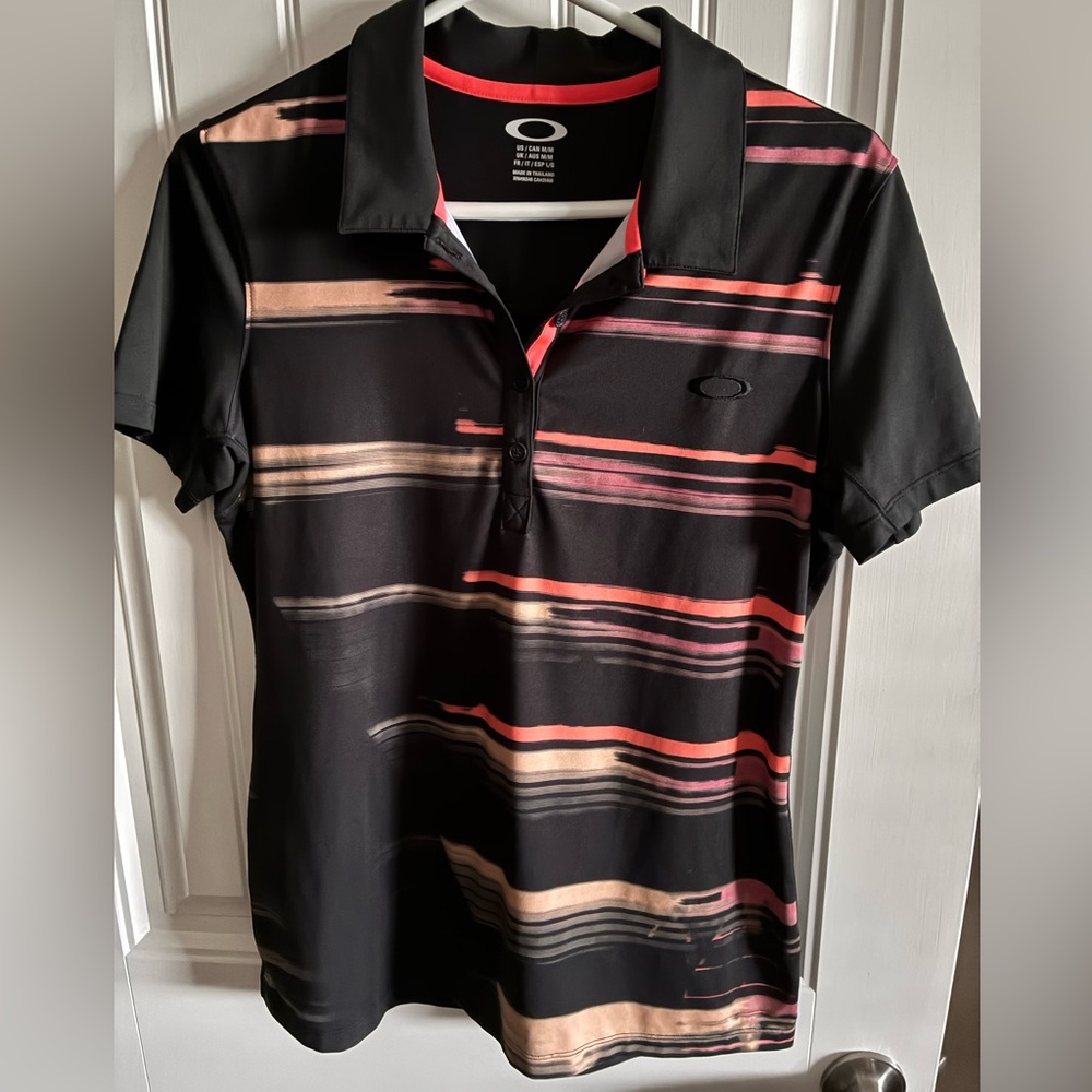 Oakley Black and Pink Sportswear shirt
